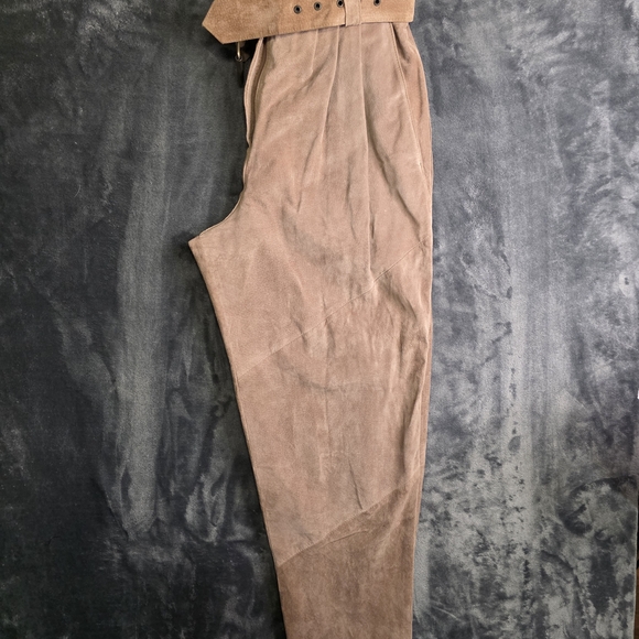 Vintage Wilsons Leather Women's Brown Suede Trousers - Picture 7 of 9